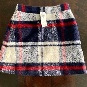 Abercrombie & Fitch plaid mini skirt